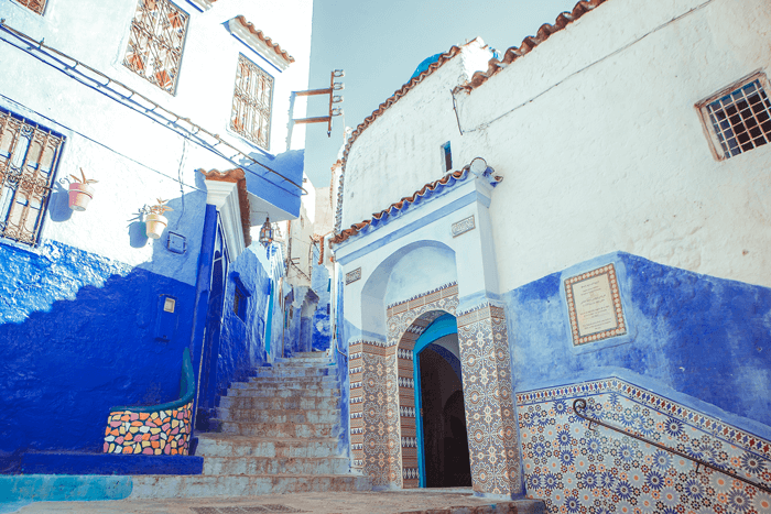 The beauty of de alleyways of Chefchaouen