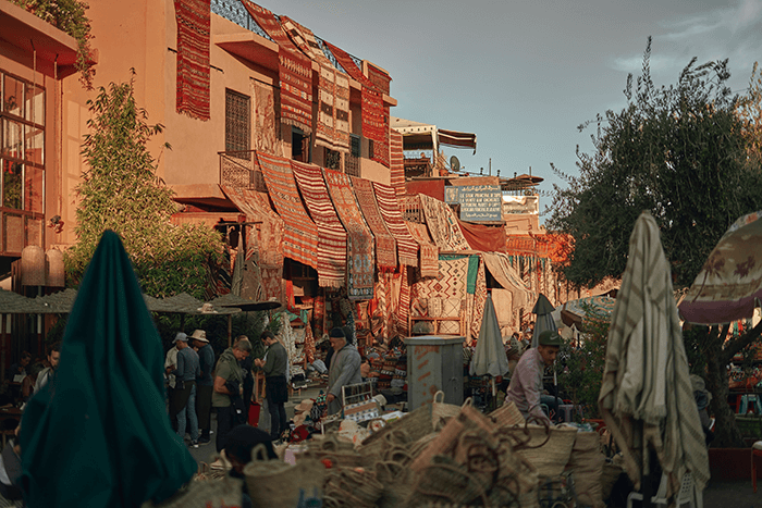 Zouk crafts market in Marrakech